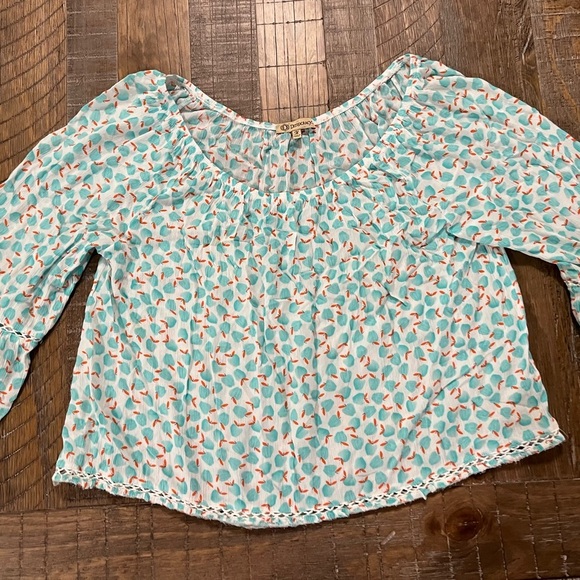 Democracy Blouse 3/4 Sleeve Top Size Medium - Picture 4 of 4